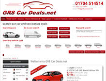 Tablet Screenshot of gr8cardeals.net